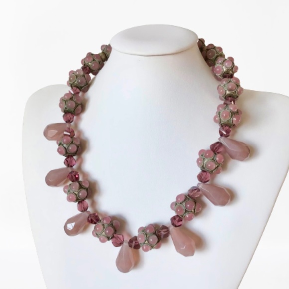 Teardrop Crystals Necklace - Picture 1 of 5